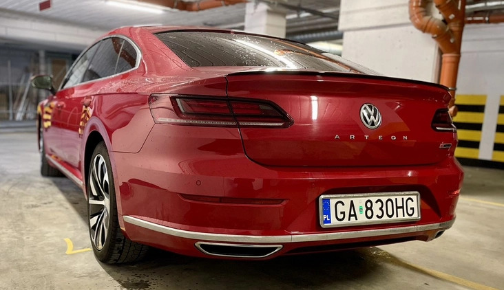 Volkswagen Arteon cena 112500 przebieg: 75000, rok produkcji 2017 z Gdynia małe 232